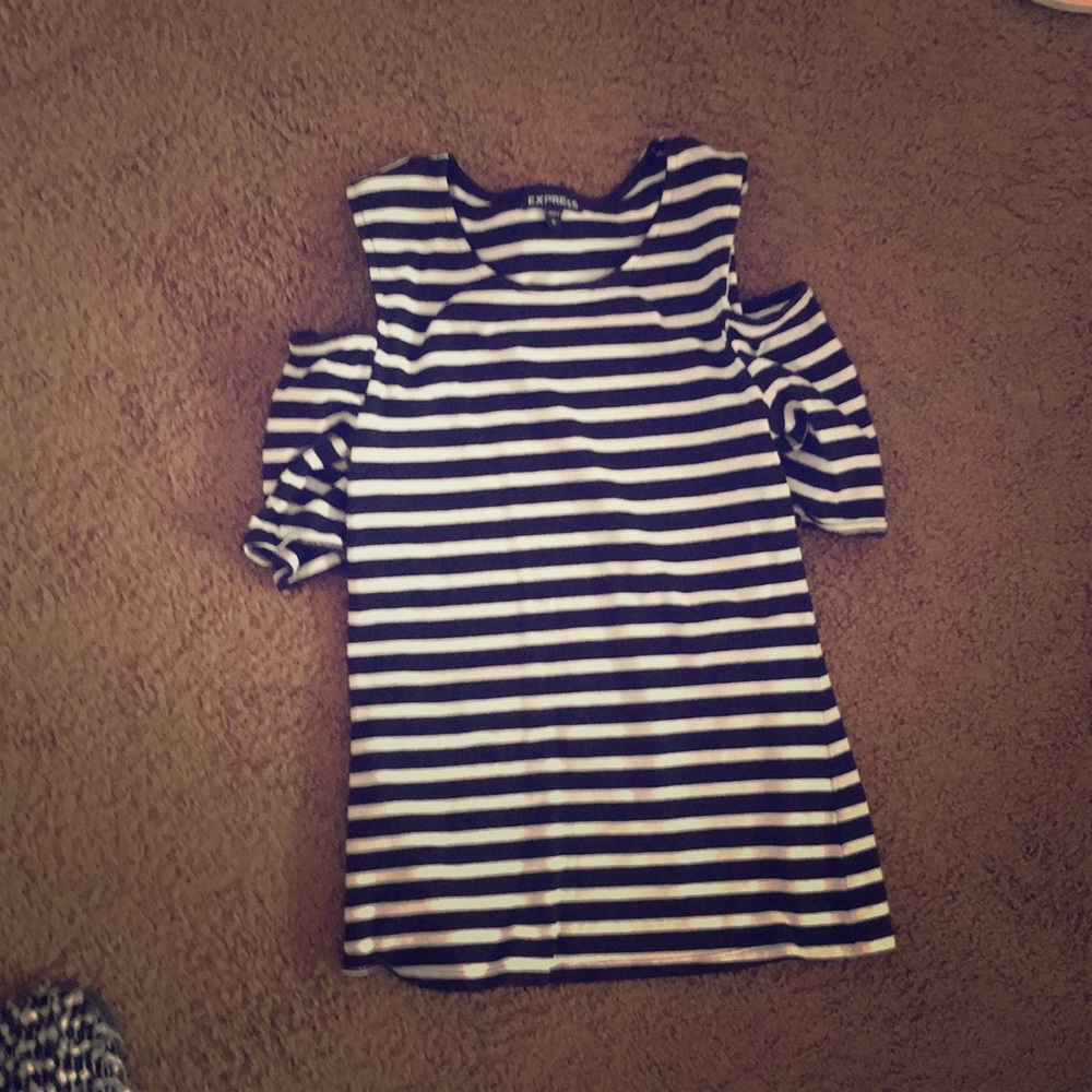 Express stripe top